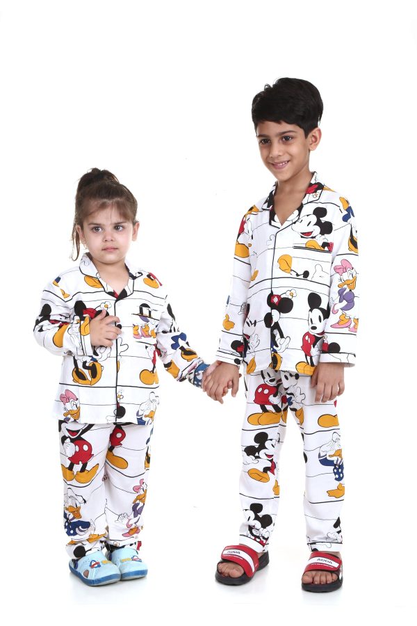 Cartoon Print Night Suit Combo