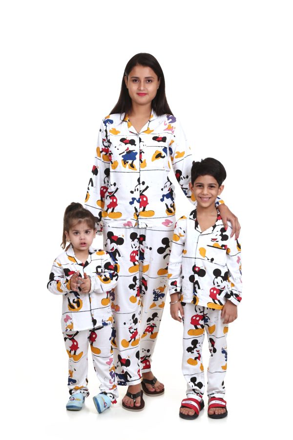 Cartoon Print Night Suit Combo