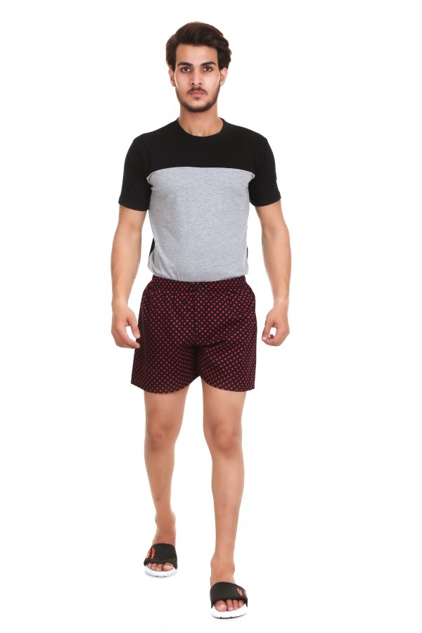 Dot Print Boxer For Men's